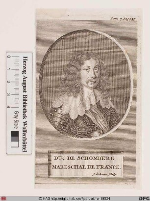 Bildnis Frédéric-Armand de Schomberg (1674 duc) (eig. Friedrich Hermann von Schönberg)