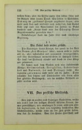 VII. Das persische Weltreich