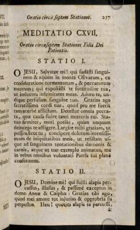 237-246, Meditatio CXVII - CXX