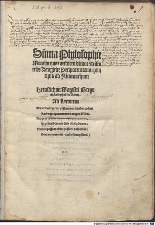 Summa philosophie moralis
