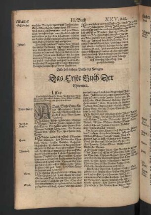Das Erste Buch der Chronica.