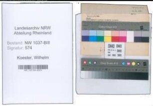 Entnazifizierung Wilhelm Koester , geb. 22.02.1898 (Lehrer)