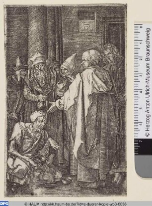 Die Hll. Petrus und Johannes heilen einen Lahmen
