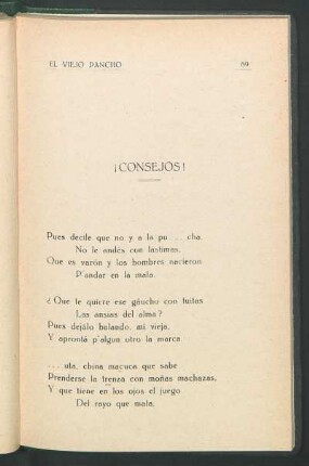 ¡Consejos!