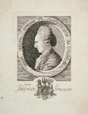 Bildnis Johann Friedrich Struensee (1737-1772)
