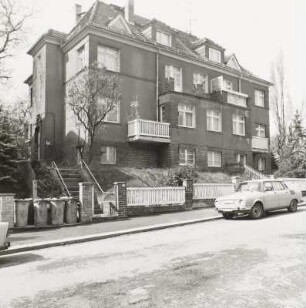Dresden-Plauen, Schopenhauerstraße 4 b und 4 a. Wohnhaus (um 1928)