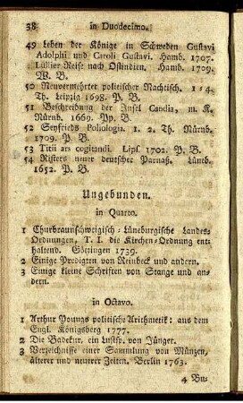 Ungebunden.