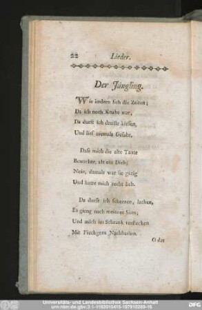 Der Jüngling.