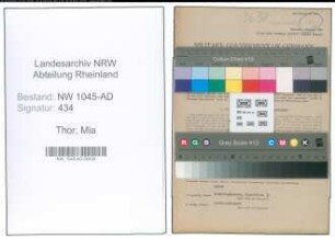 Entnazifizierung Mia Thor , geb. 12.09.1909 ()