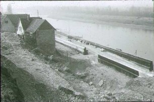 Rheinweiler, Stützmauern