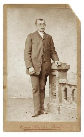 Foto eines Mannes : Foto muža