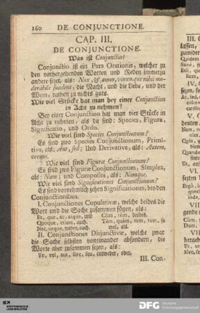Cap. III. De Conjunctione