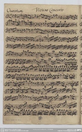 Suites - Mus.2392-O-10b : vl, strings, bc - F; TWV 55:F 13