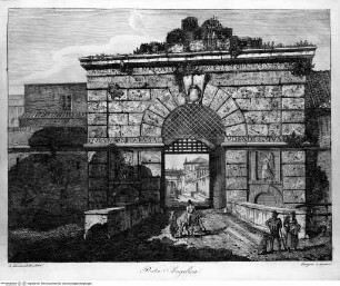 Vedute delle porte e mura di Roma - Porta Angelica
