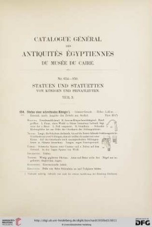 Statuen und Statuetten von Königen und Privatleuten: Teil 3