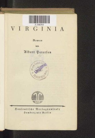Virginia : Roman