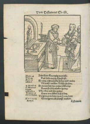 Vom Testament Christi.