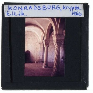 Falkenstein (Harz), Konradsburg : Krypta