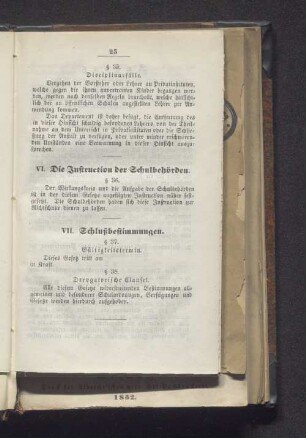 VII. Schlußbestimmungen.