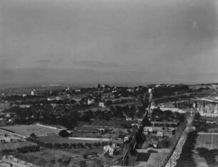 Tarragona : Blick über die Stadt Tarragona, vermutlich von einem Turm aus