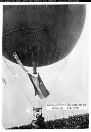 Ballon b. Gordon-Bennett-Rennen, Leipzig