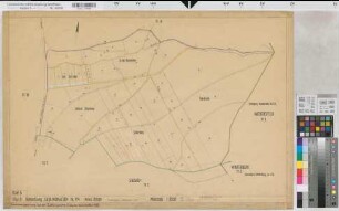 Siedlinghausen (Winterberg), Flurbereinigung Siedlinghausen, Bl. 6 Siedlinghausen Flur 9