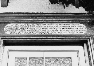 Ehem. evangelisches Pfarrhaus; Niedernhausen, Pfarrstraße 3