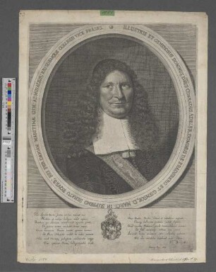 Illustris Et Generosus Dominus, D[omi]nus Conradus Adeler : Dominus de [...] Admiralus; Eiusdemque Collegii Vice Praeses.