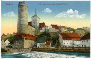 Bautzen. Alte Wasserkunst und Michaeliskirche
