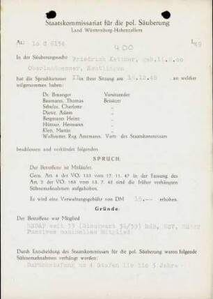 Kettner, Friedrich