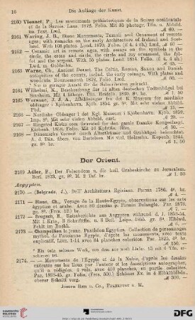 Der Orient (Nr. 2169 - 2262)