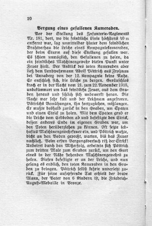 Bergung eines gefallenen Kameraden.