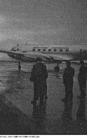 Dresden. Lufthansa Flugverkehr, 1957