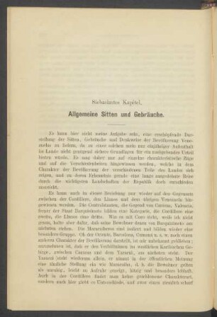 Siebzehntes Kapitel. - Allgemeine Sitten und Gebräuche.