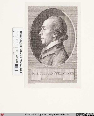 Bildnis Johann Conrad Pfenninger