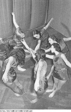 Dresden, Palucca Schule Dresden, Trainingsarbeit mit Kindern, 1950-1952