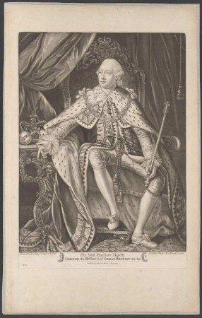 Porträt Georg III., König von Großbritannien (1738-1820)