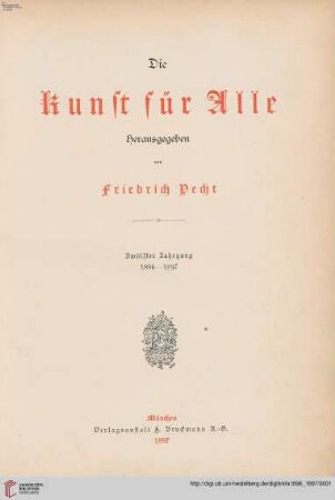 12: Die Kunst für alle: Malerei, Plastik, Graphik, Architektur
