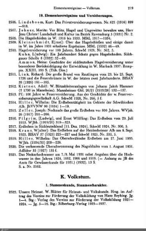 K. Volkstum