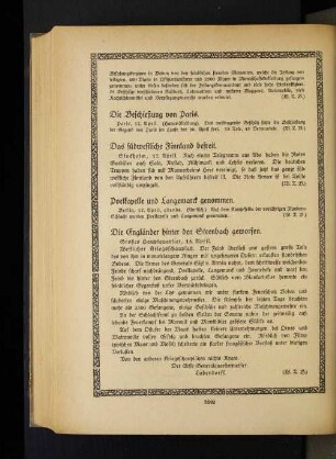 Die Engländer hinter den Steenbach geworfen.