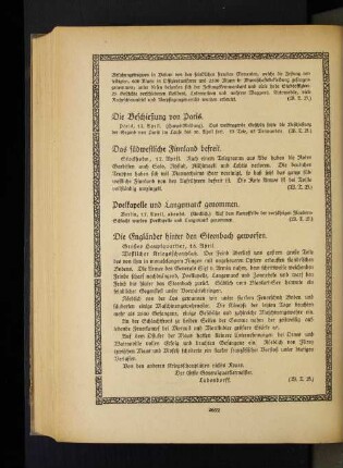 Die Engländer hinter den Steenbach geworfen.