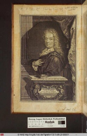 Porträt Gottfried Thomasius.