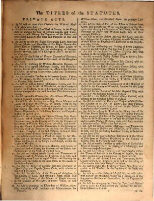 The statutes at large : from the ... year of the reign of ... to the ... year of the reign of ... 4. 1699/1713