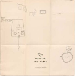 Plate I. Plan of Monastery at Mullegala