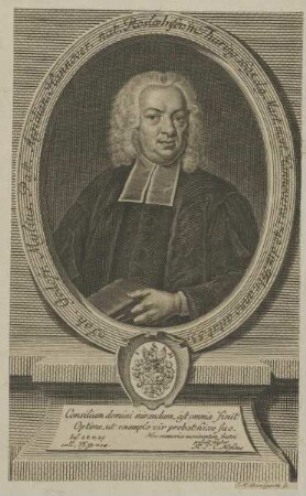 Bildnis des Johannes Godofridus Mylius