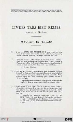Livres très bien relies