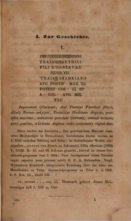 Central-Museum rheinländischer Inschriften, 3. (1842)