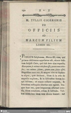 De Officiis Ad Marcum Filium Liber III