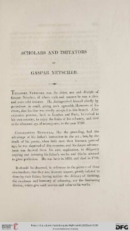 Scholars and Imitators of Gaspar Netscher
