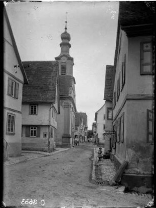 Adelsheim Hauptstraße nach Süden